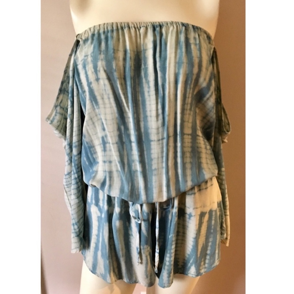 Planet Blue Aqua Riptide Romper - Picture 3 of 3